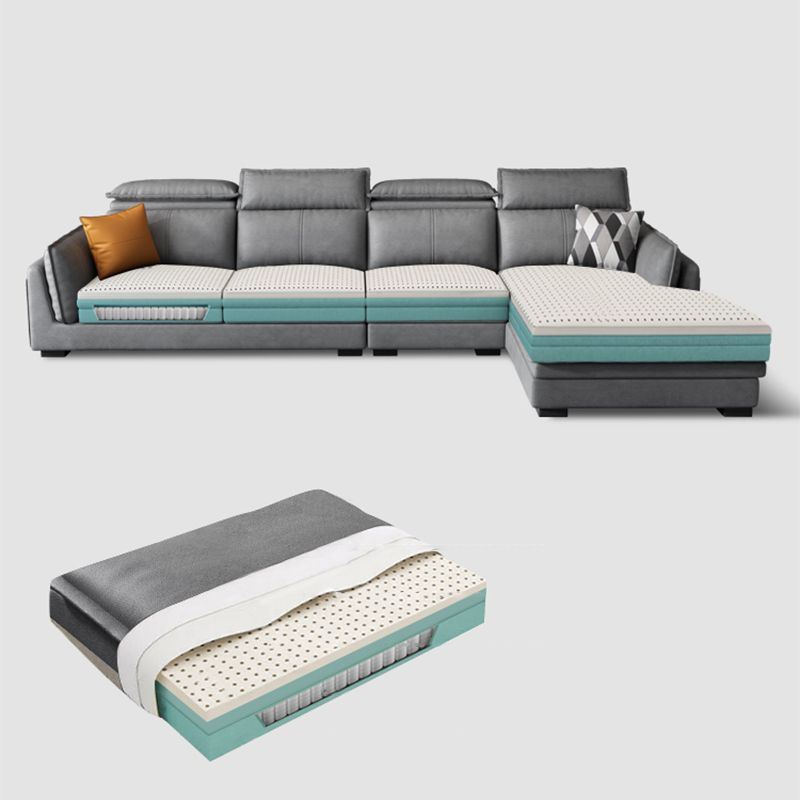 Divano in legno contemporaneo e in legno in finto e divano a braccio quadrato