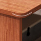 Modern Style Rectangular Wooden Table 4 Legs Base with Storage Rack Coffee Table