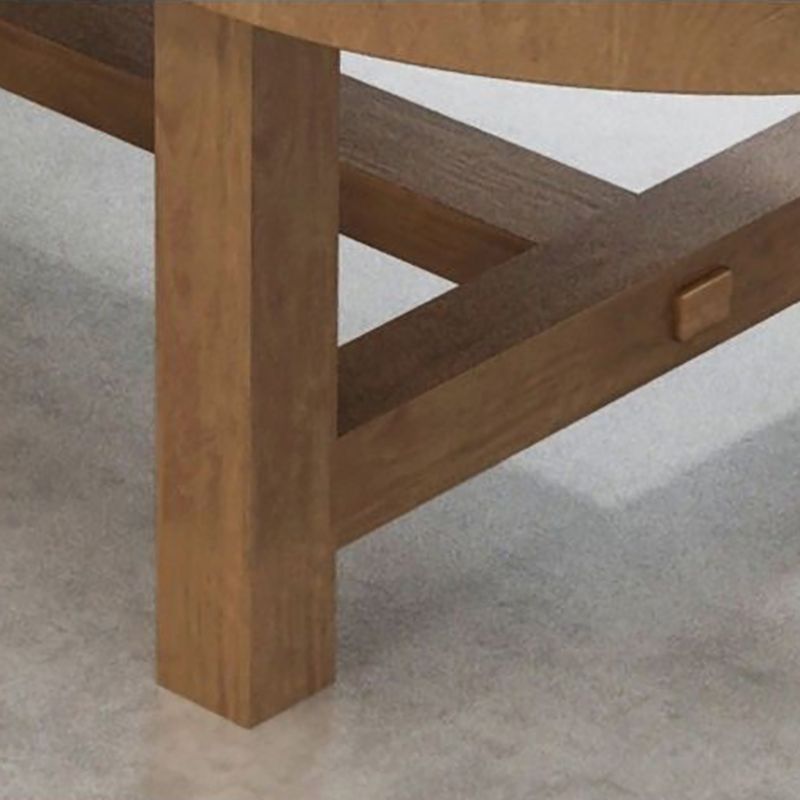 Contemporary Oval Solid Wood Table Standard Height Dining Table with Trestle Base Clearhalo 'Dining Tables & Seating' 'Dining Tables' 'dining_table' 'furn' 'furn_dining_table' 'Furniture' 'furniture_dining_table' 'Kitchen & Dining Furniture' 'kitchen' 'kitchen_dining_table' 1200x1200_f138ff5d-8c6f-48c7-9a17-98aa0747d16b