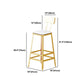 Glam Style 1/2/3 Pieces Bar Table Set Rectangle Bar Table with High Stools for Kitchen Clearhalo 'Bar Furniture' 'furn' 'furn_home_bar_bar_sets' 'Furniture' 'Home Bars & Bar Sets' 'home_bar_bar_sets' 'Kitchen & Dining Furniture' 1200x1200_f1392c40-a6e3-4062-99f3-f00c22ec4456