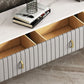 Contemporary TV Console Enclosed Storage TV Media Stand with Drawers