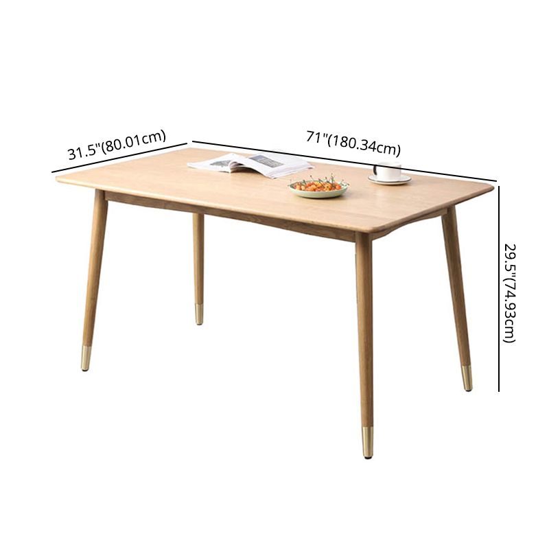 Minimalist Style Solid Wood Dining Set with Traditional Height Table and 4 Legs Base Clearhalo 'Dining Room Sets' 'Dining Tables & Seating' 'dining_room_set' 'furn' 'furn_dining_room_set' 'Furniture' 'furniture_dining_room_set' 'Kitchen & Dining Furniture' 'kitchen&dining_furn' 'kitchen' 1200x1200_f13bdec9-190f-4be2-82a9-4d3aa6792752
