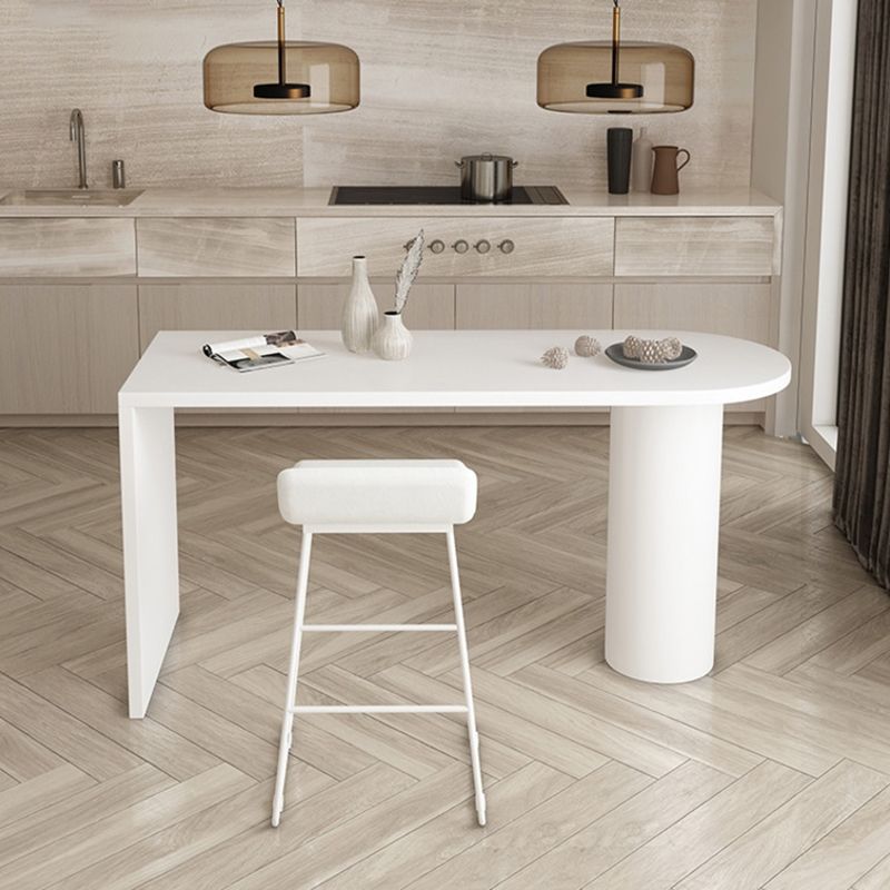 Minimalist Kitchen Irregular Shape Dining Table Solid Wood Dining Table with Double Pedestal Bases Clearhalo ' dining_table' 'Dining Tables & Seating' 'Dining Tables' 'furn' 'furn_dining_table' 'Furniture' 'furniture_dining_table' 'Kitchen & Dining Furniture' 'kitchen&dining_furn' 'kitchen' 'kitchen_dining_table' 1200x1200_f13c00df-2a54-4987-89bf-0808a6a57ca6