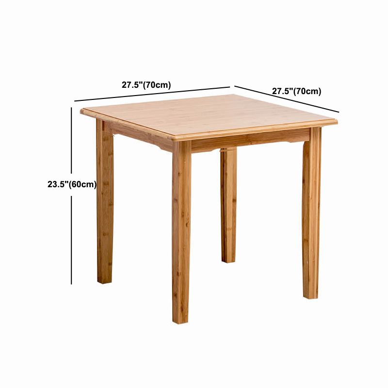 Tavolino in legno rettangolare nordico 4 gambe tavolo da cocktail naturale