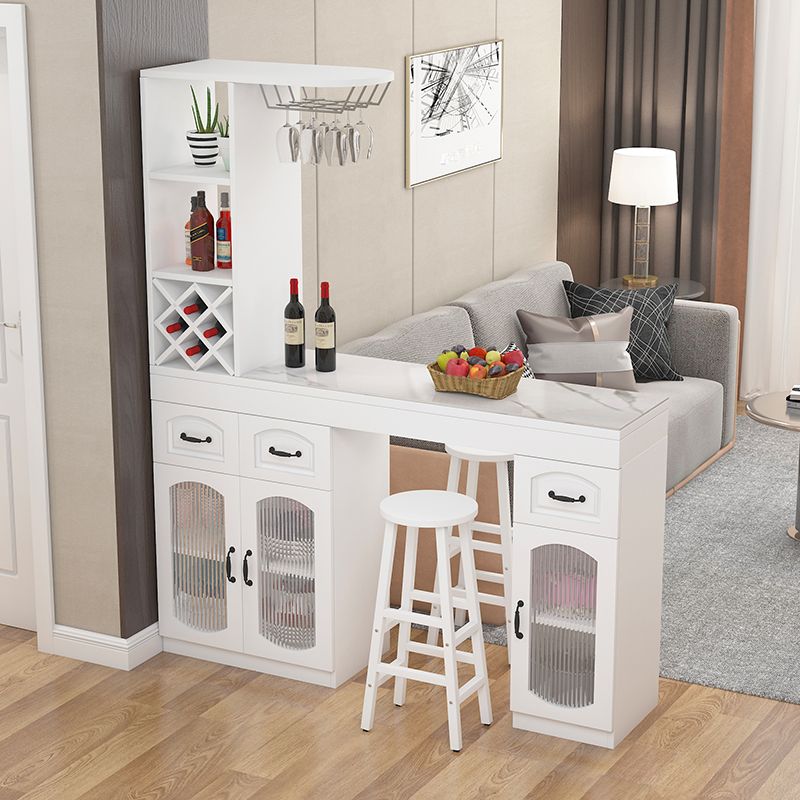 Contemporary Stone Rectangle Bar Height Table for Living Room Clearhalo 'Bar Furniture' 'Bar Tables' 'bar_tables' 'furn' 'furn_bar_tables' 'Furniture' 'Kitchen & Dining Furniture' 1200x1200_f13e6443-8f5a-4314-be99-436656c86fde