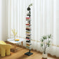 Corner Shelf Bookcase Modern Style Metal Multi Tiers Bookcase