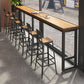Industrial Black Base Counter Stool Iron Footrest Counter & Bar Stool
