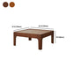 4 Legs Wooden Coffee Table Tray Top Brone Coffee Table 15.7" High