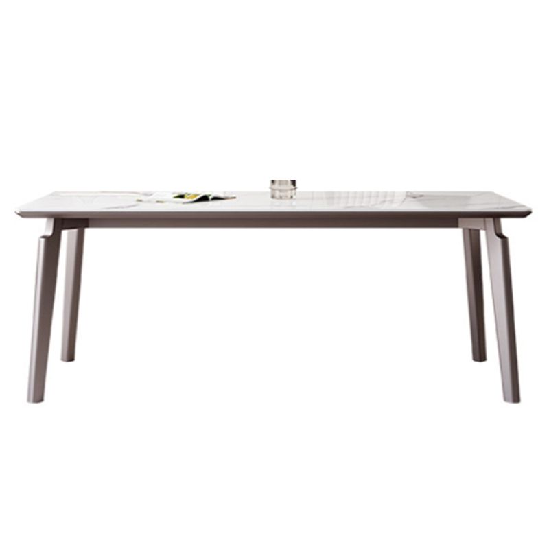 Modern Sintered Stone Top Table Rectangle Table with Metal Base Clearhalo 'Dining Tables & Seating' 'Dining Tables' 'dining_table' 'furn' 'furn_dining_table' 'Furniture' 'Kitchen & Dining Furniture' 1200x1200_f145fa60-441e-4ba0-b2cd-a269382c9253
