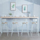 Rectangle Bar Table Contemporary Wood Bar Table with Trestle Base Clearhalo 'Bar Furniture' 'Bar Tables' 'bar_tables' 'furn' 'furn_bar_tables' 'Furniture' 'furniture_bar_tables' 'Kitchen & Dining Furniture' 1200x1200_f1467f7c-39d3-4254-b715-c3005f57498b