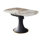 Luxury Sintered Stone Dining Table Round Table with Black Metal Base Clearhalo ' dining_table' 'Dining Tables & Seating' 'Dining Tables' 'furn' 'furn_dining_table' 'Furniture' 'furniture_dining_table' 'Kitchen & Dining Furniture' 'kitchen&dining_furn' 'kitchen' 'kitchen_dining_table' 1200x1200_f146e7be-1c26-47f0-9afb-ff2583ae4033