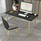 Modern Stone Office Desk 29.53 "Tall Parsons Base Writing Desk