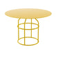 Frame Shaped Base Design Cocktail Table Multi-color Selection of Metal Round Coffee Table Clearhalo 'Coffee & Accent Tables' 'Coffee Tables' 'coffee_tables' 'furn' 'furn_coffee_tables' 'Furniture' 'furniture_coffee_tables' 'Living Room Furniture' 1200x1200_f14a7fd8-45ec-48d6-90e6-21d80af453e4