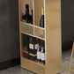 Double Pedestal Modern Hall/Pub Table Specialty Wood Indoor Bistro Bar Table Clearhalo 'Bar Furniture' 'Bar Tables' 'bar_tables' 'furn' 'furn_bar_tables' 'Furniture' 'furniture_bar_tables' 'Kitchen & Dining Furniture' 1200x1200_f14c7b83-df8b-42fe-9aea-f7d394c27492