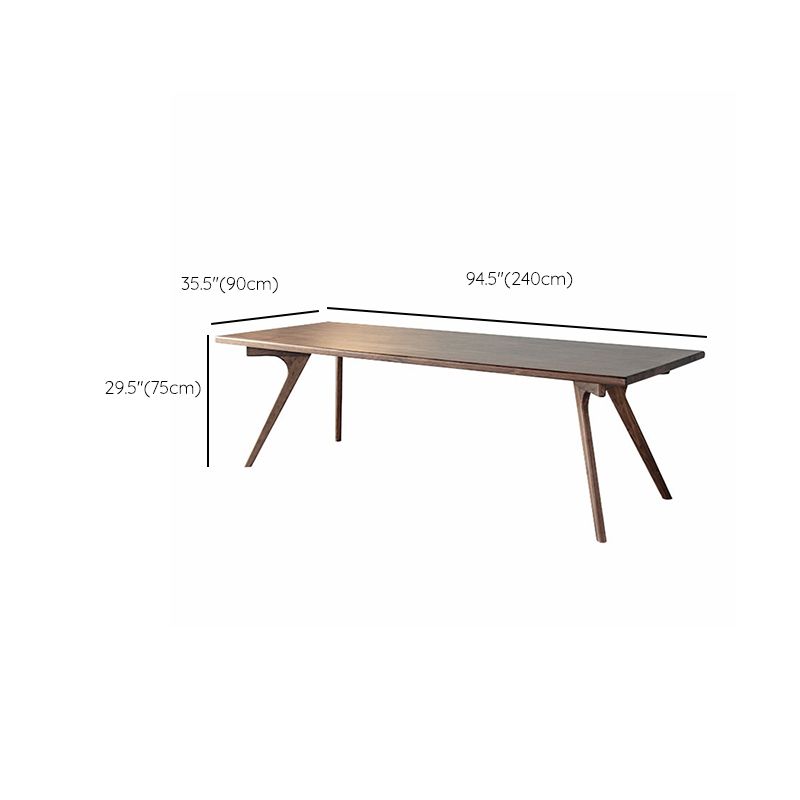 Kitchen Rectangle Dinner Table Dining Room Wood Dining Table
