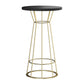Solid Wood Bar Table Round Dining Table - 23.6" L X 23.6" W X 41.3" H Clearhalo 'Bar Furniture' 'Bar Tables' 'bar_tables' 'furn' 'furn_bar_tables' 'Furniture' 'Kitchen & Dining Furniture' 1200x1200_f14edc50-4f29-452b-a5e9-da966b88ab1e