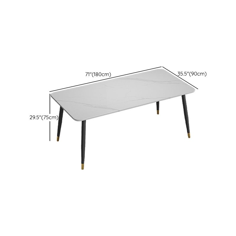 Glossy White Dining Table Set 1/5/7 Pieces Glam Dinette Set for Kitchen Clearhalo 'Dining Room Sets' 'Dining Tables & Seating' 'dining_room_set' 'furn' 'furn_dining_room_set' 'Furniture' 'Kitchen & Dining Furniture' 1200x1200_f1544104-013b-4741-a103-e2e8f413aa7e