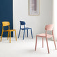 Scandinavian Plastic Restaurant Side Chair Candy Colors Open Back Dining Chair Clearhalo ' kitchen&dining_furn' 'Dining Chairs' 'Dining Tables & Seating' 'dining_chair' 'furn' 'furn_dining_chair' 'Furniture' 'furniture_dining_chair' 'Kitchen & Dining Furniture' 'kitchen' 1200x1200_f154bca2-87f7-47af-aefa-ed9622520799