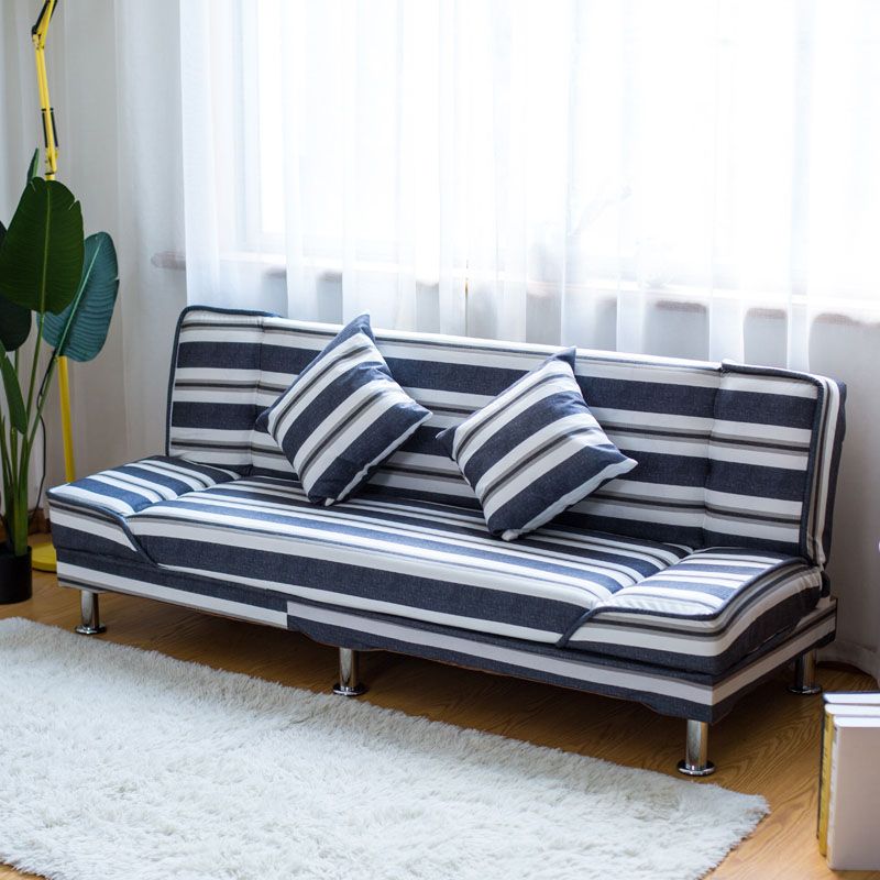 Mélange de coton moderne et velours convertibles du dos du dos sans bras