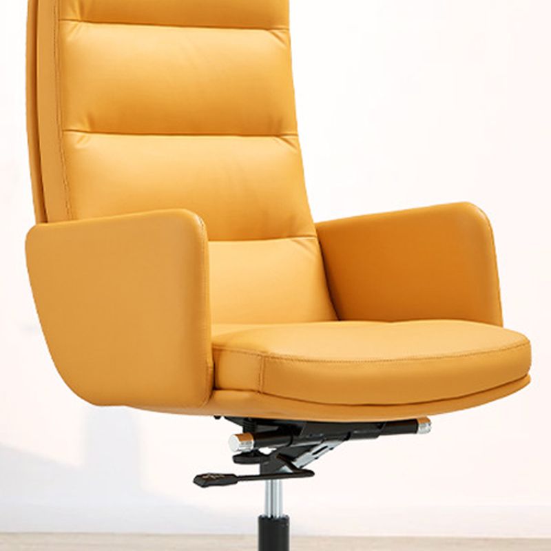 Chaise de direction contemporaine à dossier haut, chaise pivotante exécutive