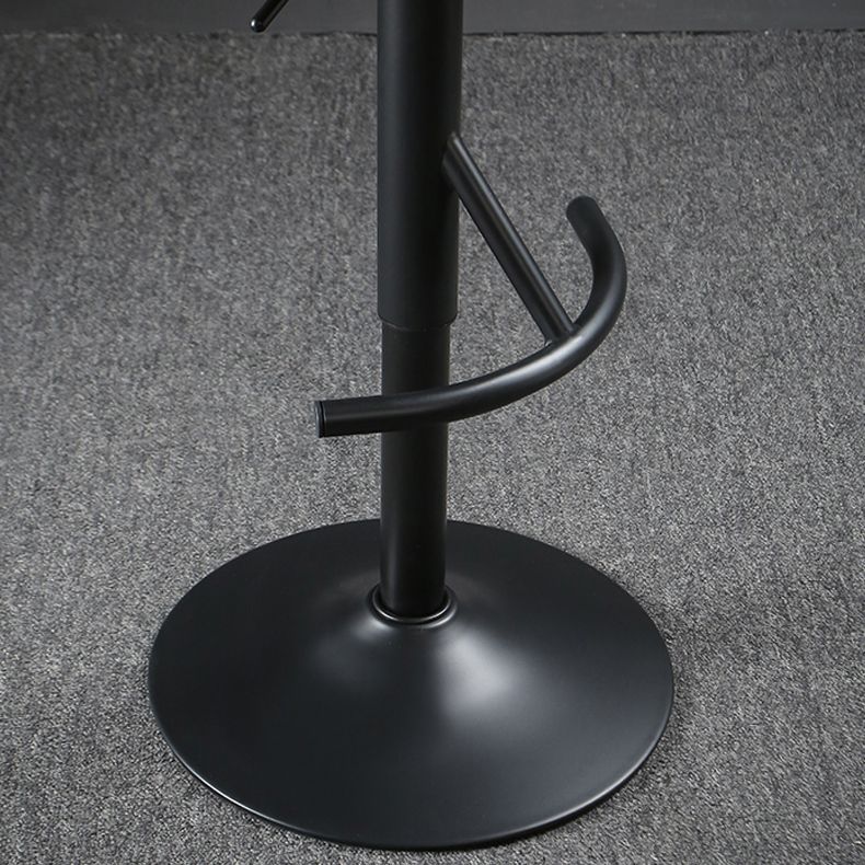 Modern Metal Dining Kitchen Room Armless Stool Low Back Bar Stool Clearhalo 'Bar Furniture' 'Bar Stools' 'bar_stools' 'furn' 'furn_bar_stools' 'Furniture' 'furniture_bar_stools' 'Kitchen & Dining Furniture' 1200x1200_f156e3d0-41ca-4e2c-b016-8c42b7db2f97
