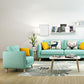 Modern Macaroon Square Arm Sofa 4 Wood Legs Cushions Sofa for Apartment Clearhalo 'furn' 'furn_sofas' 'Furniture' 'furniture_sofas' 'kitchen' 'kitchen_sofas' 'Living Room Furniture' 'Sofa' 'sofas' 1200x1200_f1583818-8c9a-4e20-875b-481901c92a71