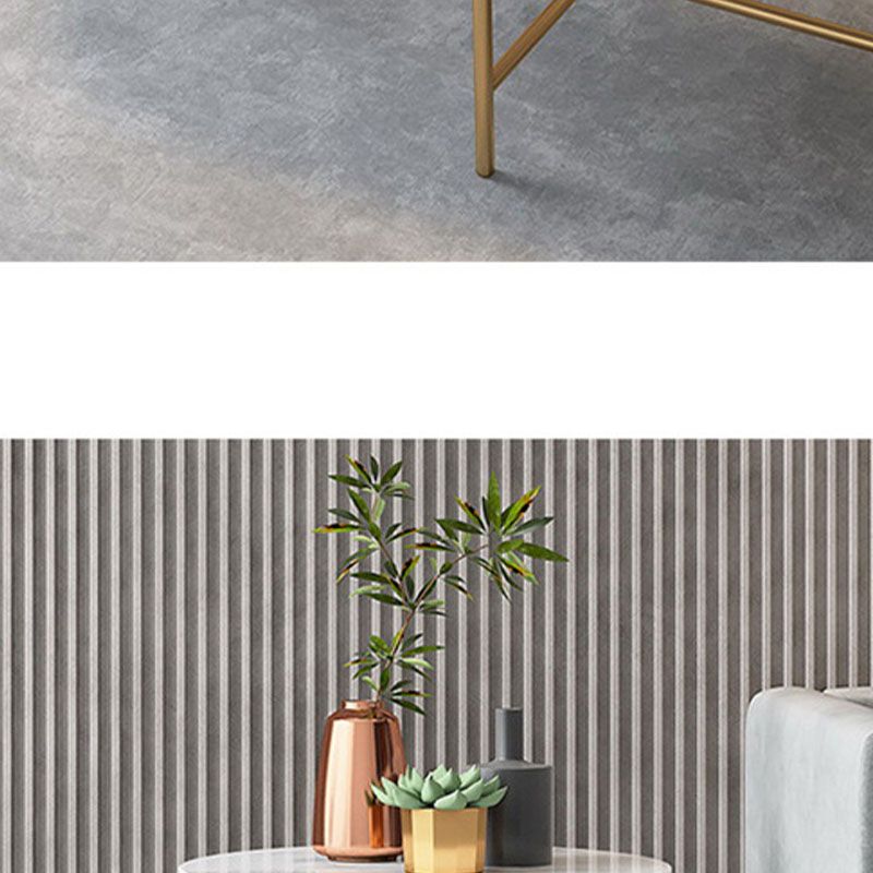Glam Table basse en ardoise à 4 pieds avec base en fer blanc