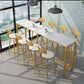 Pine Solid Wood Bar Height Table Glam Rectangle Indoor Bar Table Clearhalo 'Bar Furniture' 'Bar Tables' 'bar_tables' 'furn' 'furn_bar_tables' 'Furniture' 'Kitchen & Dining Furniture' 1200x1200_f15bac1f-b516-4133-baee-2efdb6ea21e7