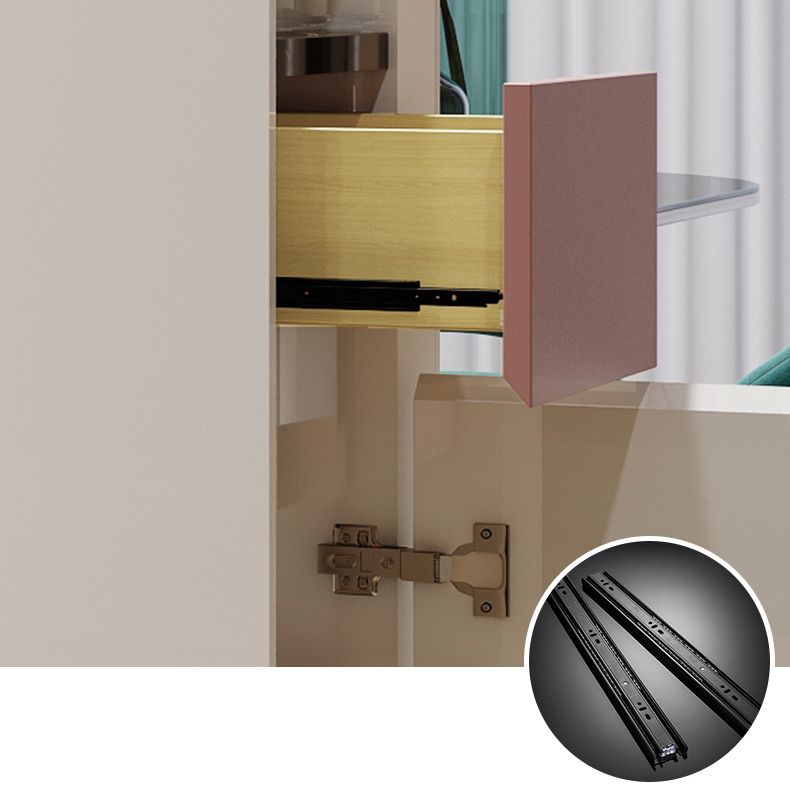 2 pezzi sgabelli da bar contemporanei e tavolo set in bianco e nero