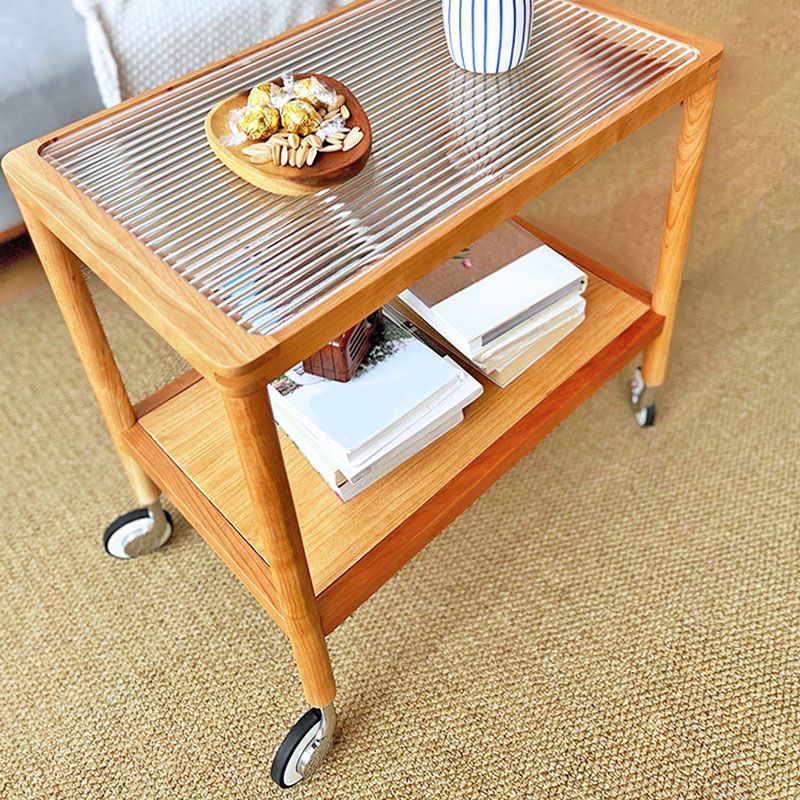 Moderne rechteckige Seitenende Tabelle 4 Beine Beizertisch für Wohnzimmer