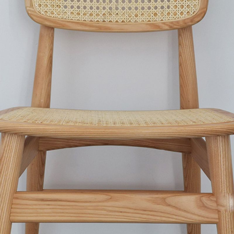 Chaise latéral moderne chaise de salle à manger sans bras massif pour usage domestique