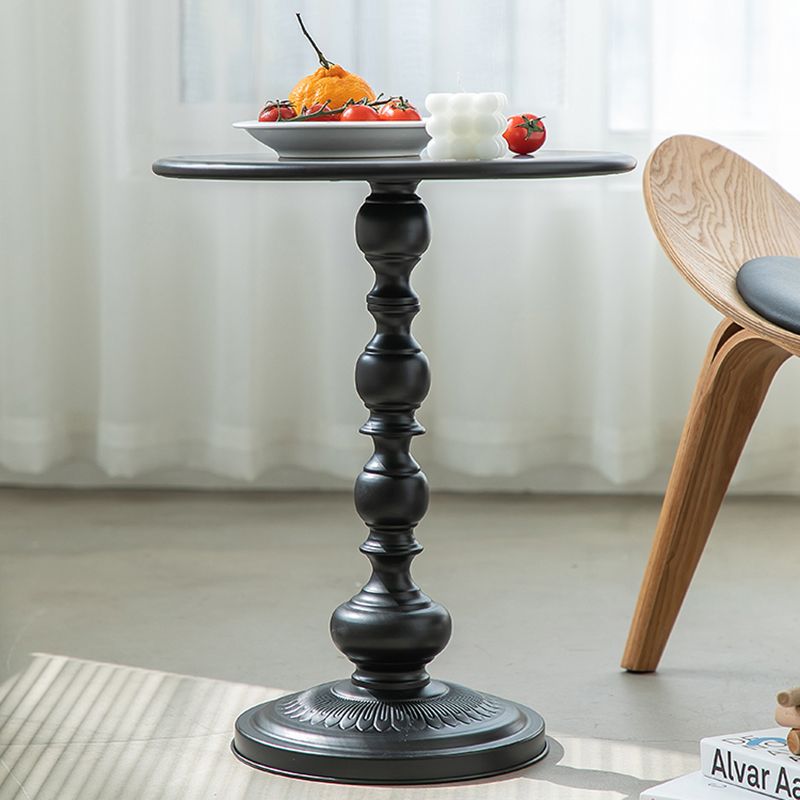 16.5 "W x 16.5" D x 20,5 "H Sofa Zijkant Accent Table metalen voetstuk Eindtafel