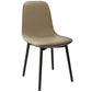 Contemporary Metal Dining Room Chair Faux Leather Dining Armless Single Chair Clearhalo ' kitchen&dining_furn' 'Dining Chairs' 'Dining Tables & Seating' 'dining_chair' 'furn' 'furn_dining_chair' 'Furniture' 'furniture_dining_chair' 'Kitchen & Dining Furniture' 'kitchen' 1200x1200_f15fc04f-18a2-4b9c-9aa7-98b8bf5b72dc
