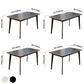 Rectangle Dining Table Modern Dinner Room Solid Wood Table with 4 Legs Base Clearhalo ' dining_table' 'Dining Tables & Seating' 'Dining Tables' 'furn' 'furn_dining_table' 'Furniture' 'furniture_dining_table' 'Kitchen & Dining Furniture' 'kitchen&dining_furn' 'kitchen' 'kitchen_dining_table' 1200x1200_f1605ced-364f-434a-98a8-94db21cd0643