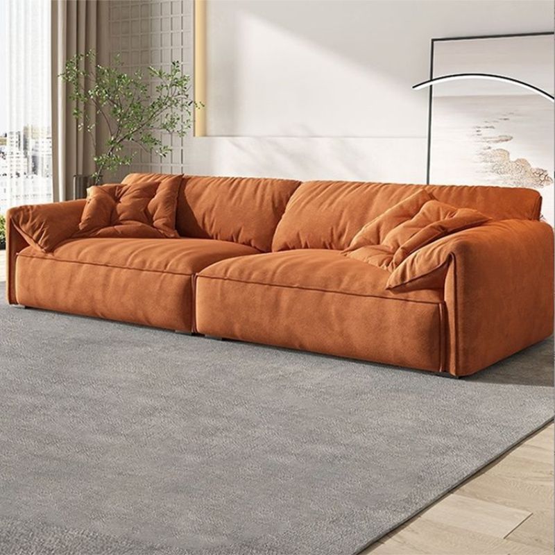 Sofá estándar de la almohada de la sala de estar contemporánea