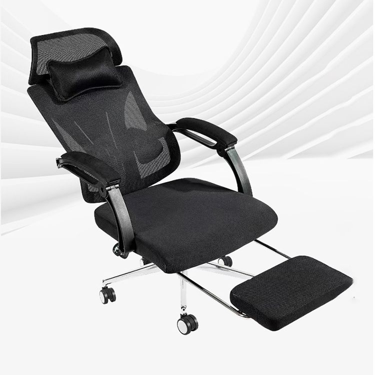 Modern Office Chair Adjustable Seat Height Padded Arms Desk Chair with Wheels Clearhalo 'furn' 'furn_office_chair' 'Furniture' 'Office Chairs' 'Office Furniture' 'office_chair' 1200x1200_f163cdf1-e74e-43c0-b8b0-0dcc7b5103b9