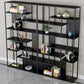 Libreria moderna in metallo etagere libreria scaffale aperta con ripiani-70,8 "h x 11,8" w