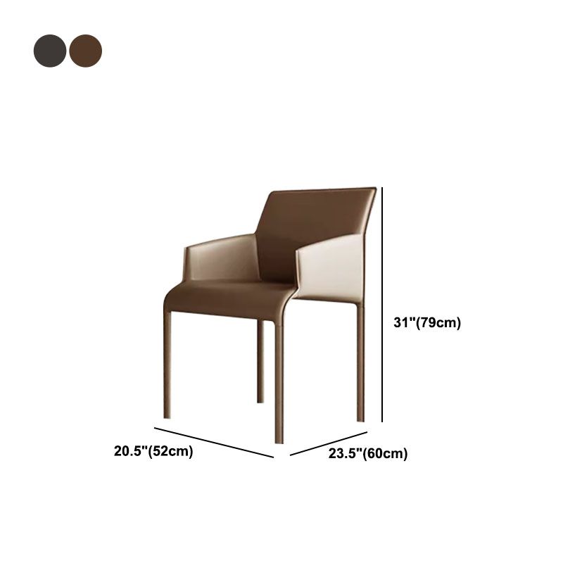 Dining Chairs Faux Leather Modern Side Chairs for Dining Room Clearhalo 'Dining Chairs' 'Dining Tables & Seating' 'dining_chair' 'furn' 'furn_dining_chair' 'Furniture' 'furniture_dining_chair' 'Kitchen & Dining Furniture' 1200x1200_f16bcd89-0bdd-44a6-b8d0-acd90113d480