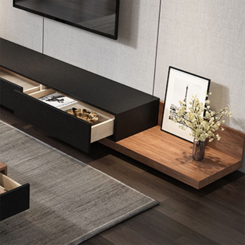 Wooden Media Console TV Stand Modern Media Console with 3 Drawers Clearhalo 'furn' 'furn_tv_stands_entertainment_centers' 'Furniture' 'Living Room Furniture' 'TV Stands & Entertainment Centers' 'TV Stands & Media Storage Furniture' 'tv_stands_entertainment_centers' 1200x1200_f16e7e77-d84f-474d-acef-c01485f7e1c5