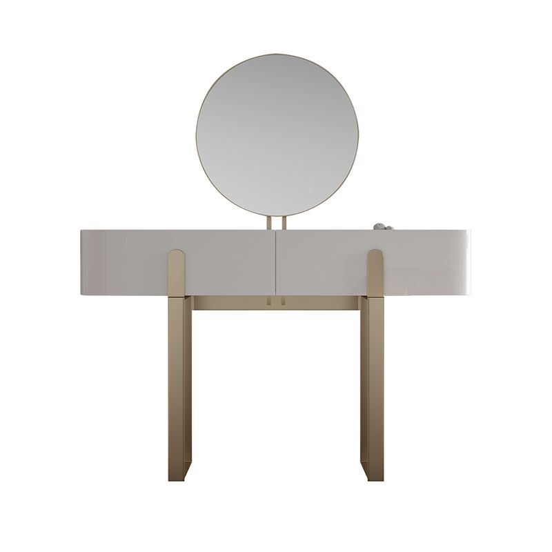 Tavolo da trucco da cambio a 2 cassetti set glam tavolo da toeletta in ardesia glam