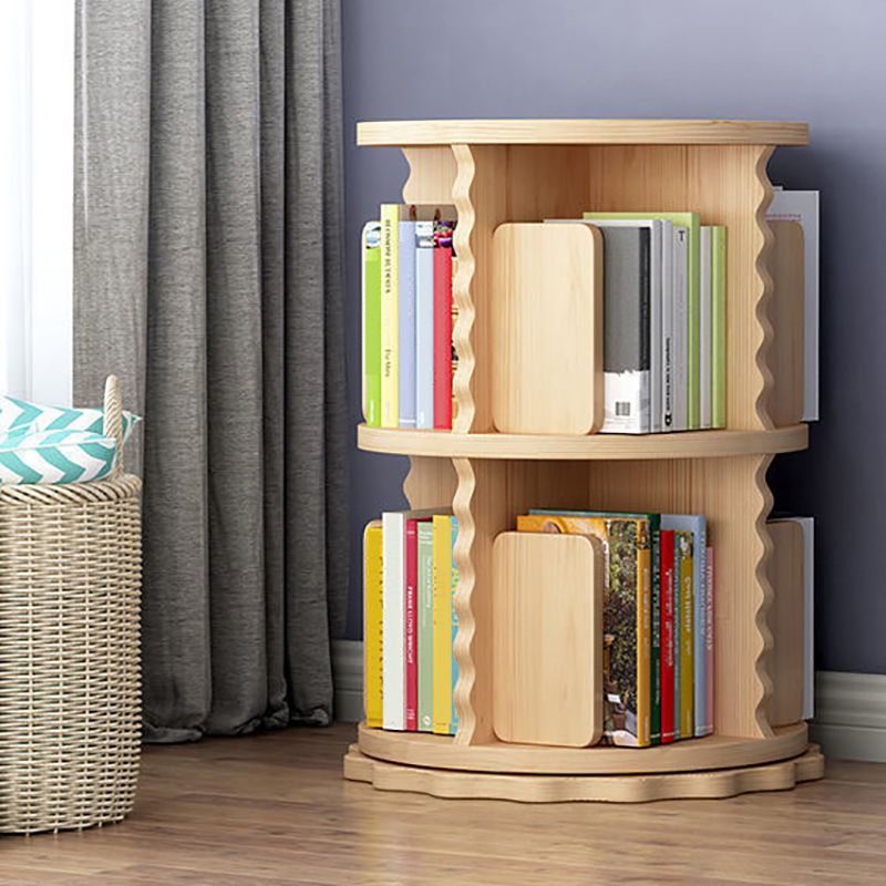 Libreria geometrica rotabile in legno moderna libreria chiusa