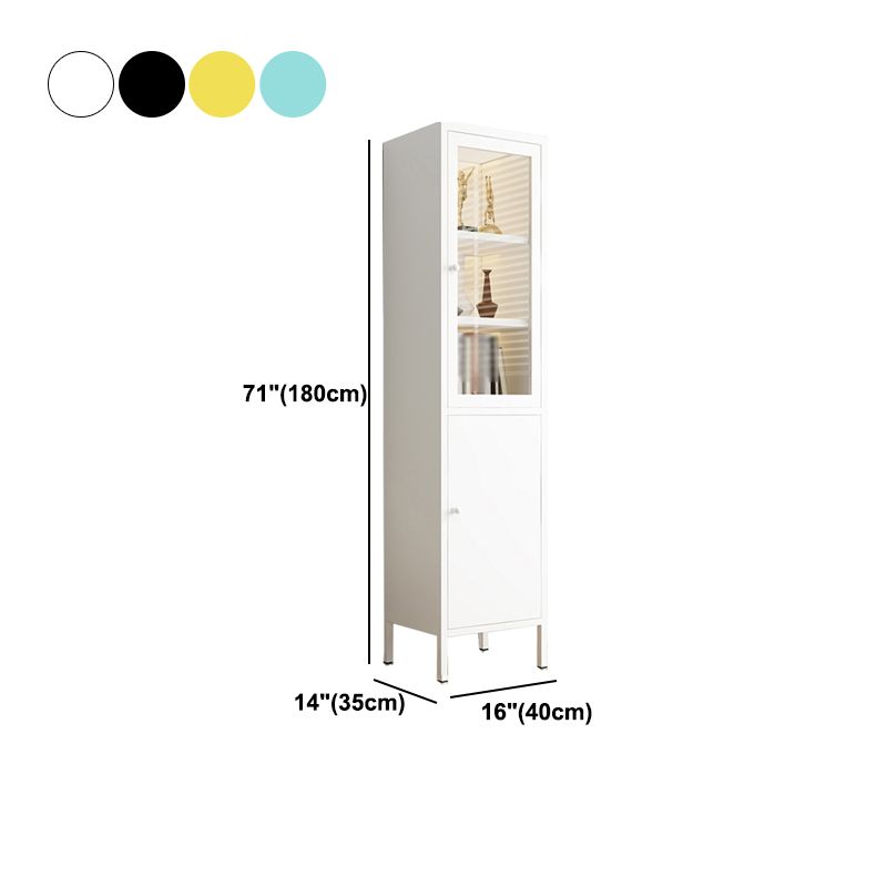 Scandinavian Style Bookcase with Door Shelf Bookcase for Study Room and Office Clearhalo 'Bookcases' 'furn' 'furn_bookcases' 'Furniture' 'furniture_bookcases' 'Office Furniture' 1200x1200_f176d375-d9a6-4976-9577-0802e76534e8