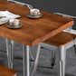 Industrial Style Solid Wood Dining Table Brown Table with Metal Base for Dinning Room Clearhalo ' dining_table' 'Dining Tables & Seating' 'Dining Tables' 'furn' 'furn_dining_table' 'Furniture' 'furniture_dining_table' 'Kitchen & Dining Furniture' 'kitchen&dining_furn' 'kitchen' 'kitchen_dining_table' 1200x1200_f1777efb-2c83-4725-a192-554dbf8e8c6b