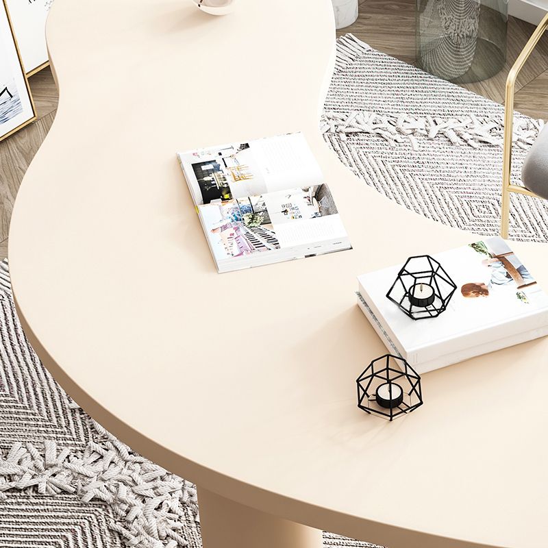 Modern Solid Wood Office Desk Irregular Shape Task Desk with 3-Legs for Office Clearhalo 'furn' 'furn_office_desk' 'Furniture' 'Office Desks' 'Office Furniture' 'office_desk' 1200x1200_f17c8339-b51c-4a18-a0b2-4dfa314e2ba1