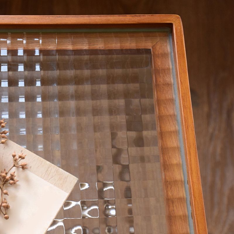 Modern Cross Legs End Slide Table Clear Tray Top Corner Table Clearhalo 'Coffee & Accent Tables' 'End & Side Tables' 'end_side_tables' 'furn' 'furn_end_side_tables' 'Furniture' 'Living Room Furniture' 1200x1200_f17cc5ac-f70c-496d-b67f-b54859924a9a