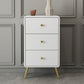 Contemporary Wooden Chest in White, Rectangle Accent Chest with Drawers
