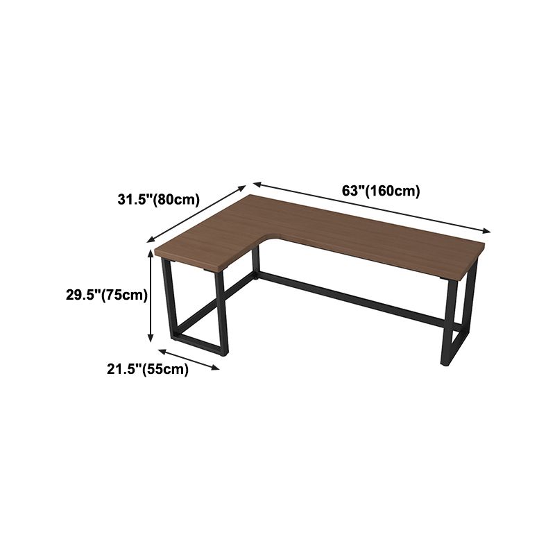 Modern L-Shape Home Bedroom Desk Office Solid Wood Writing Desk Clearhalo 'furn' 'furn_office_desk' 'Furniture' 'furniture_office_desk' 'Office Desks' 'Office Furniture' 'office_desk' 1200x1200_f181ed9f-46ac-455c-87a3-c1f5018abbcf