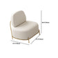 29.5"/31.5" H Contemporary White Wool Armless Sofa for Apartment