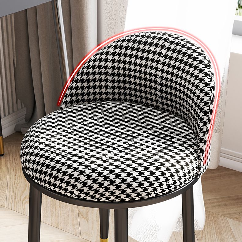 Nordic Design Armless Solid Back Chairs Upholstered Dining Chairs Clearhalo ' kitchen&dining_furn' 'Dining Chairs' 'Dining Tables & Seating' 'dining_chair' 'furn' 'furn_dining_chair' 'Furniture' 'furniture_dining_chair' 'Kitchen & Dining Furniture' 'kitchen' 1200x1200_f1877aed-117b-4958-93c1-b221bccc2bf5