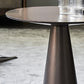 Table de métal de base de piédestal rond